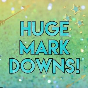 Scroll through my closet to see huge markdowns on various items!!